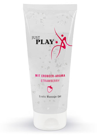Just Play Erotic Massage Gel with a Strawberry Scent